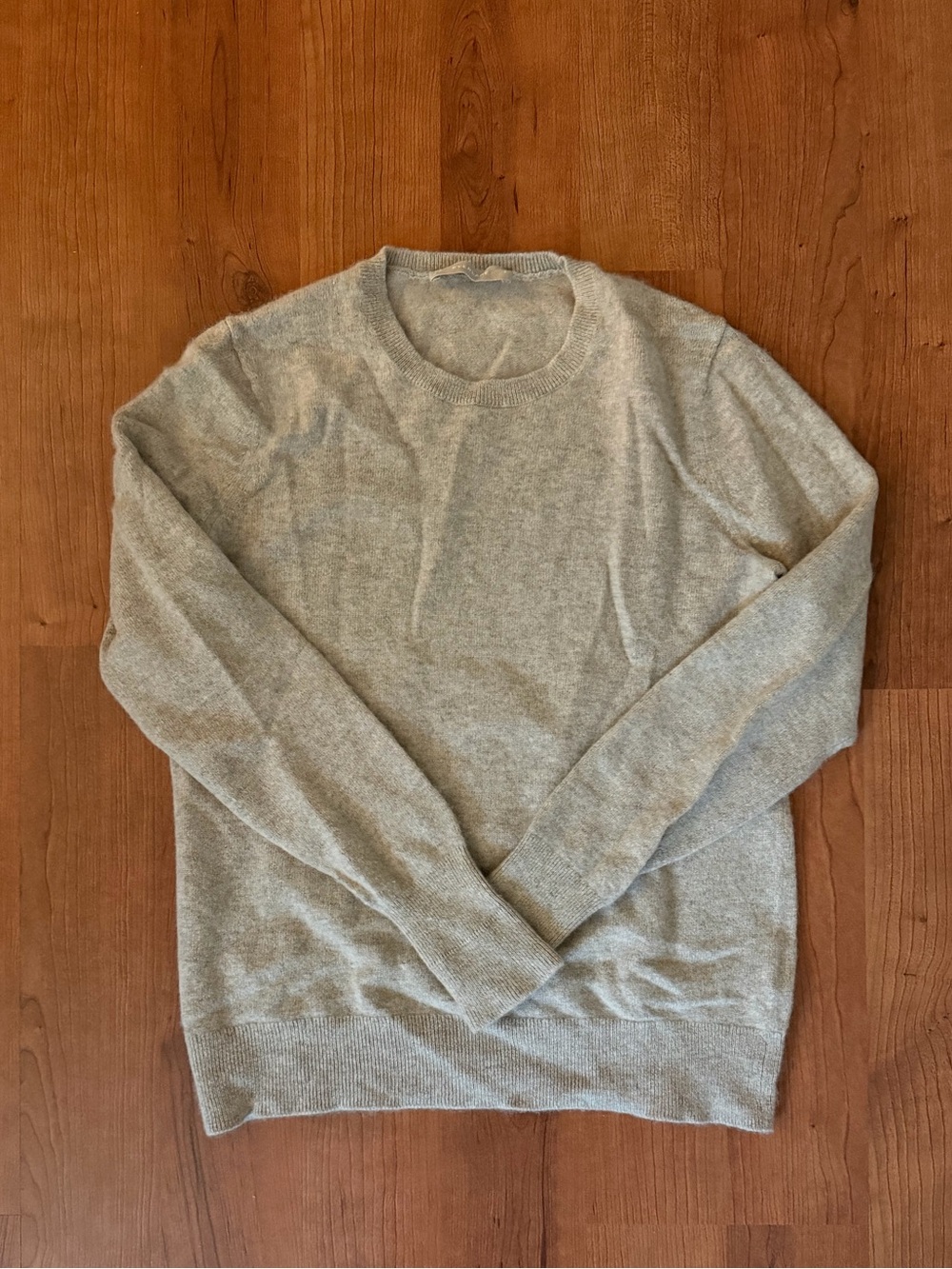 Everlane The Cashmere Crew - Light Oatmeal Small